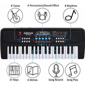 bigfun 37 keys piano with mic