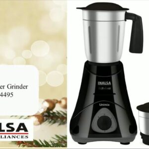 inalsa unimix 550w mixer grinder with 3 jars