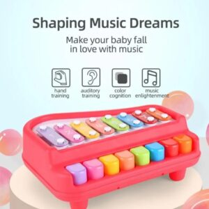 Xylo mucical 2 function toy with 8 keys
